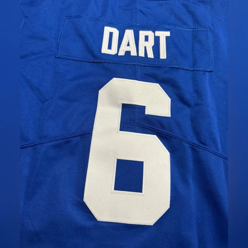 Brand New KIDS Jaxson Dart New York Giants Jersey Size Medium Youth #6 - Picture 4 of 5